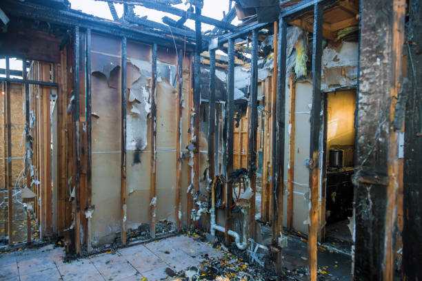 Professional Fire Damage Assessment technician working in Brecksville, OH